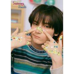 K-POP グッズ TXT トゥモロー バイ トゥギャザー ヒュニンカイ HUENINGKAI A4 サイズ ラミネート加工 ハングル 反切表つき 下敷き オリジナル 勉強