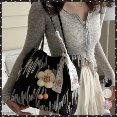 スカーフ付き 大容量トートバッグ 韓国風 レディース 女性バッグ おしゃれ 肩掛けバッグ 軽量 立体花ポイントバッグ マザーズバッグ カジュアル鞄 手提げバッグ お出かけカバン大人 可愛いハンドバッグ はなチャームバッグ