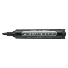 三菱鉛筆 ホワイトボードマーカー中字丸芯（1．8～2．2ｍｍ） 黒 PWB4M.24のサムネイル
