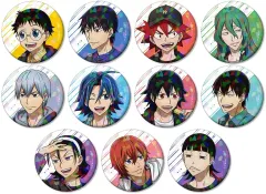 【中古】バッジ・ビンズ 全11種セット 「弱虫ペダル GLORY LINE 描き下ろし アウトドアver. トレーディングホログラム缶バッジ」