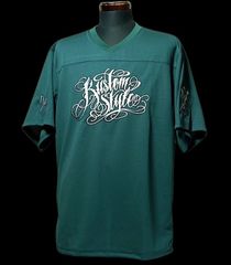 kustomstyle カスタムスタイル メッシュ フットボールジャージー (KSFOOT2508GR) garden grove football jersey カラー：グリーン 13,970円(内税)