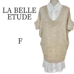 LA BELLE ETUDE 白
ベージュ 五分袖・七分袖 ニット F