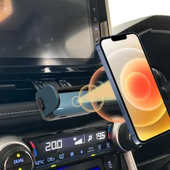 【在庫セール】車載ホルダー スマホスタンド カーマウント スマホホルダー 携帯電話マウント 電動型 アクセサリー 安定 5代目 360度回転 片手操作 RAV4 RAV4専用 LUWU SGS品質認証(Xグレード適合不可)