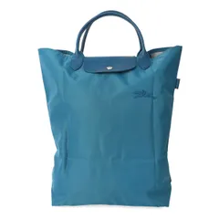 新品 ロンシャン LONGCHAMP ハンドバッグ ル プリアージュ グリーン ショッピングバッグ Mサイズ ピーコック