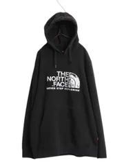 【お得なクーポン配布中!】 The North Face engelbert strauss プリント スウェット フード パーカー メンズ XL アウトドア トレーナー プルオーバー 大きいサイズ 黒