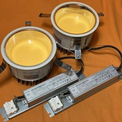 LED一体型ダウンライト(2個セット) コイズミ照明 XD36855L φ150 温白色
