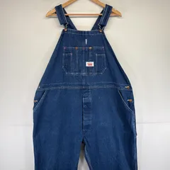 ラウンドハウス　デニムオーバーオール　W32x32 新品未使用品 未洗いリジッド ROUND HOUSE 【セール！ W32のみ】 MADE IN USA ROUND ラウンド