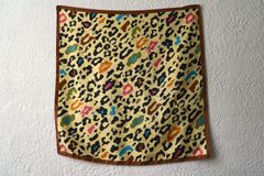 23AW Fleur Camo Silk Scarf Multi 総柄シルクスカーフ / GOLF le FLEUR(ゴルフルフルール)