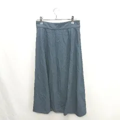 ◇ Θ BEAUTY&YOUTH UNITED ARROWS ロング丈 フレア スカート サイズM ネイビー系 レディース E  【1410290008843】