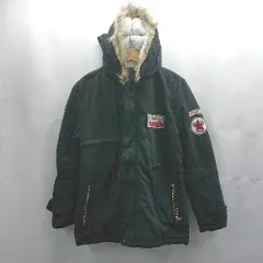 ◇ ⊇ Roket Rugged 裏ボア 長袖 ミリタリージャケット サイズL ブラック メンズ E  【1504240020617】