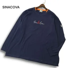 ✨大きいサイズ✨シナコバ❣️テーラードジャケット　LL　マリン　ロゴ刺繍　白 ✨大きいサイズ✨シナコバ❣️テーラードジャケット LL マリン
