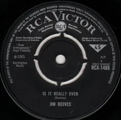 英7” Jim Reeves Is It Really Over RCA1488 RCA Victor /00080