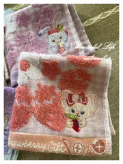 【即納在庫】ディズニーー公式グッズ Wonderful Life shop 海外限定 上海ディズニーランドぬいぐるみ　シェリーメイ ダッフィー＆フレンズ 刺繍ハンドタオル 二枚セット