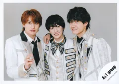 Aぇ!group 23年ISLAND TVプロフィール写真撮影オフショット第1弾 福本大晴/小島健/佐野昌哉 公式写真 *1枚