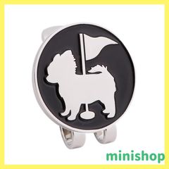 【人気商品】ゴルフマーカー マグネットマーカー 犬 ゴルフ マーカー グリーンマーカー グラウンドゴルフ グランドゴルフ マグネットクリップ ハットクリップ キャップマーカー ゴルフ用品 ゴルフグッズ VALLERY （1個）