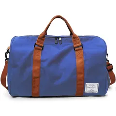 【数量限定】ジムバック 旅行バッグ 3WAY 収納改良品 ボストンバッグ シューズ収納 大容量 メンズ スポーツバッグ レディース ユニセックス 乾湿分離 アウトドア RIMINA 機内持込 (ブルー 010)