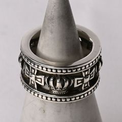 【研磨済】 JUSTIN DAVIS MEDIEVAL WEDDING BAND リング 7号 SRJ175 ジャスティンデイビス 指輪