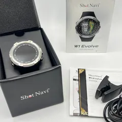 【新品未開封】ショットナビ エボルブ W1 Evolve BK　SN-EV-B Amazon | Shot Navi W1 Evolve(ショットナビ) ネイビー×シルバー