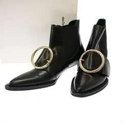 COMME des GARCONS コムデギャルソン 22SS メタルサークルベルテッドサイドゴアブーティ GI-K101-001 ブラック 25のサムネイル