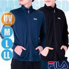 FILA（フィラ）メッシュ UVジャケット 無地・水陸両用ラッシュガード（メンズ水着/アウトドア）418-330