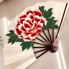新品★ 舞扇子 京扇子  日本舞踊 踊り用  牡丹 ボタン