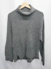 ◇ ⊆ STUDIOUS ステュディオス タートルネック 長袖 ニット セーター サイズF ダークグレー レディース E  【1507010006774】