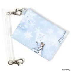 COLORFUL CANDY STYLE 新品  ディズニー パスケース Elsa FROZEN エルサ 子供用 定期入れ パスケース チェーン付き ていき入れ パスケース かわいい キッズ パス ケース 小学生 カード ケース コイルチェーン 学生 スイカ