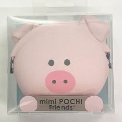 p+g design（ピージーデザイン）mimi POCHI Friends　がまぐち　ブタ