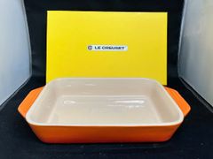 LE CREUSETルクルーゼ◆レクタンギュラー ベイク ディッシュ 【未使用】Rectangular Bake Dish