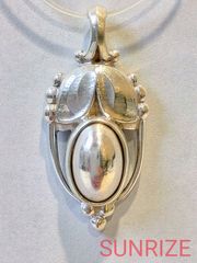 925S GEORG JENSEN ジョージジェンセン ヘリテージ 2003 イヤーペンダント【K1246】