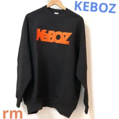 お値下げ中！大人気！KEBOZ トレーナー　スウェット　M 新品未使用 KEBOZ トレーナー スウェット BB LOGO HALF ZIP SWEAT PULLOVER