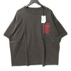 未使用 F/CE. エフシーイー RECYCLE FCE NOISE PRINT TEE FSU01251U0003 リサイクルコットン ブラック 黒 L タグ付き27110821