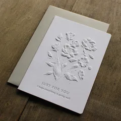 メッセージカード 【封筒・中紙付】 JUST FOR YOU 104×146mm