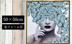 水晶パネル アートパネル      50×50cm