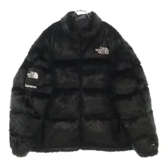 SUPREME (シュプリーム) 20AW × The North Face Faux Fur Nuptse Jacket フォークス ファー ヌプシ ダウンジャケット NF0A55VT ブラック