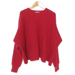 新品ステラマッカートニーSTELLA McCARTNEYコットンニット赤#34