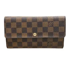 ルイヴィトン 三つ折り長財布 ポルトトレゾールインターナショナル N61215 ダミエ レディース メンズ ユニセックス LOUIS VUITTON ♯1073012631