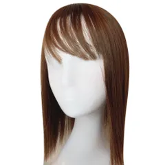Luce brillare 部分ウィッグヘアピース 前髪ウィッグ かつら カツラ 女性 レディース 35cm うぃっぐ セミロング 国内メーカー 薄毛 脱毛 ストレート 部分 【３点セット】 断熱美人セミロング (ベージュブラウン) [ベージュブラウン]
