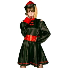 新品 [ブライトララ] ハロウィン コスプレ キョンシー チャイナ服 仮装 ガールズキョンシー コスチューム