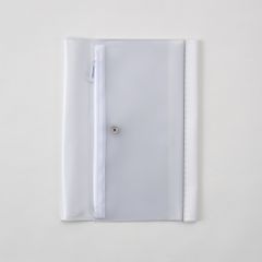 ダイゴー　isshoni.ペンケース付きノートカバーPVC 　A5サイズ R　　ホワイト　N1938