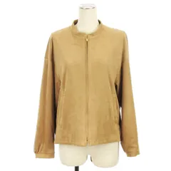 ユナイテッドアローズ A DAY IN THE LIFE UNITED ARROWS スエードブルゾン ジャケット ジップアップ ブラウン系 F
