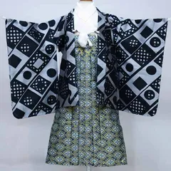 七五三 五歳 男児 羽織袴フルセット 祝着 おりびと 紋袴 NO36210