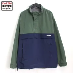 00s OLD NAVY 2トーンカラー 裏地フリース プルオーバー ナイロンジャケット メンズ 表記XLサイズ