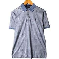 POLO RALPH LAUREN ポロシャツ 半袖 総柄 ネイビー XL - メルカリ