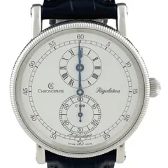 【OH済】クロノスイス Chronoswiss レギュレーター CH1223 腕時計 SS レザー 自動巻き メンズ 【中古】のサムネイル