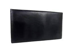 ■美品■ dunhill ダンヒル レザー 二つ折り 長財布 ウォレット 札入れ カード入れ メンズ ブラック系 DI5935