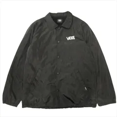 バンズ VANS 裏ボア コーチ ジャケット ブルゾン 中綿 ロゴ プリント M 黒 ブラック メンズのサムネイル