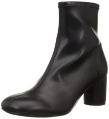 [カリーノ] 【レイン対応】オブリークトゥショートブーツ