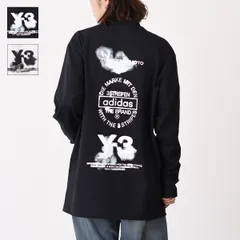 Y-3 ワイスリー トップス ロンT GRAPHIC LONG SLEEVE TEE JX4747 KE5094 レディース ユニセックス ブラック ホワイト コットン 長袖 ロングTシャツ クルーネック ブランド グラフィックロゴ 春のサムネイル