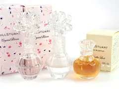未使用　ジルスチュアート　JILLSTUART　ヴァニラ ラスト オードトワレ 4ml／クリスタルブルーム オードパルファム 4ml×2　ミニボトル　ミニ香水　送料無料